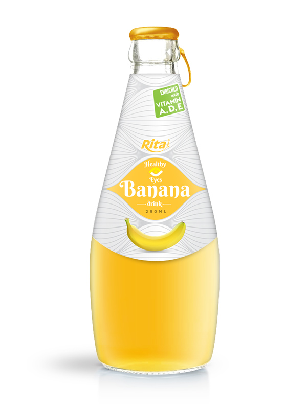 290ml glass bottle Banana drink