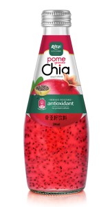 Hot Product Chia Seed Drink With Pomegranate Flavor 