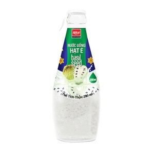 290ml glass bottle basil seed soursop juice
