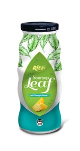 300ml soursop leaf green tea drink with pineapple flavour