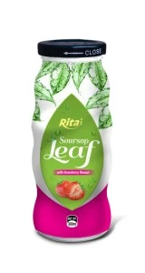 300ml soursop leaf tea drink with strawberry flavour