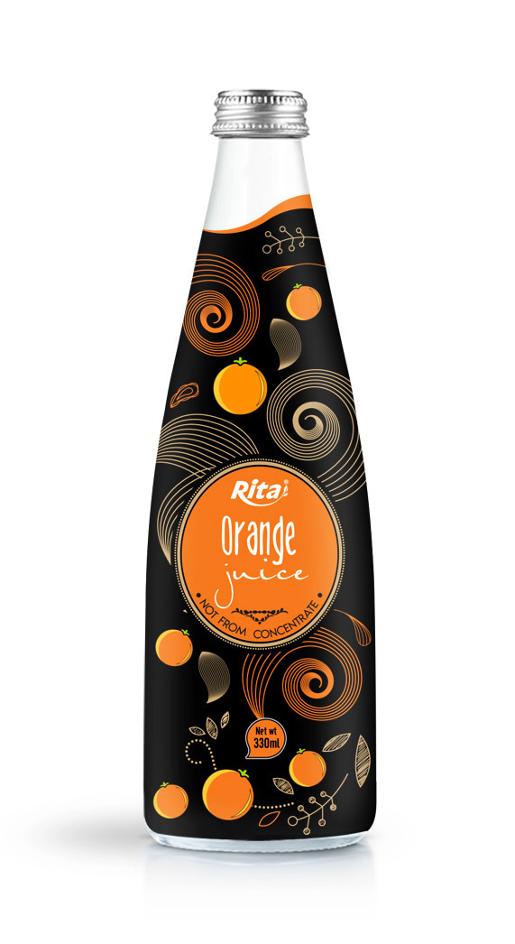 310ml Glass bottle Orange Juice