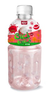 Bici bici Lychee juice nata deco drink