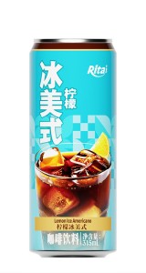 315ml sleek can Iced Americano coffee drink with lemon 315ml sleek can Iced Americano coffee drink with lemon