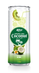 320ml Alu Can Kiwi Flavour Sparkling Coconut Water