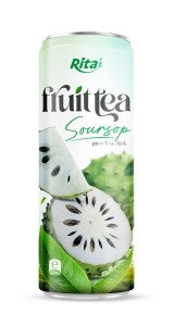 2024 Hot Trend Soursop Tea Drink 320ml Sleek Can