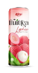 Wholesale Good Price Lychee Tea Drink 320ml Can 