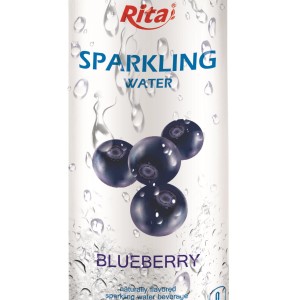 320ml Slim Can Blueberry Flavored Sparkling Water