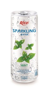 320ml Slim Can Mint Flavored Sparkling Water 320ml Slim Can Mint Flavored Sparkling Water