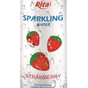 320ml Slim Can Strawberry Flavored Sparkling Water
