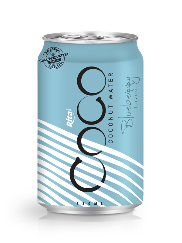 330ml Alu Can Blueberry flavour Coconut Water 