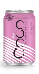 330ml Alu Can Grape flavour Coconut Water