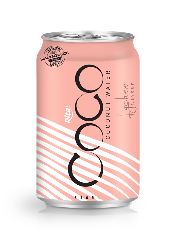 330ml Alu Can Lychee flavour Coconut Water 