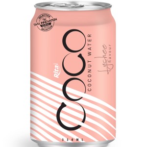 330ml Alu Can Lychee flavour Coconut Water 