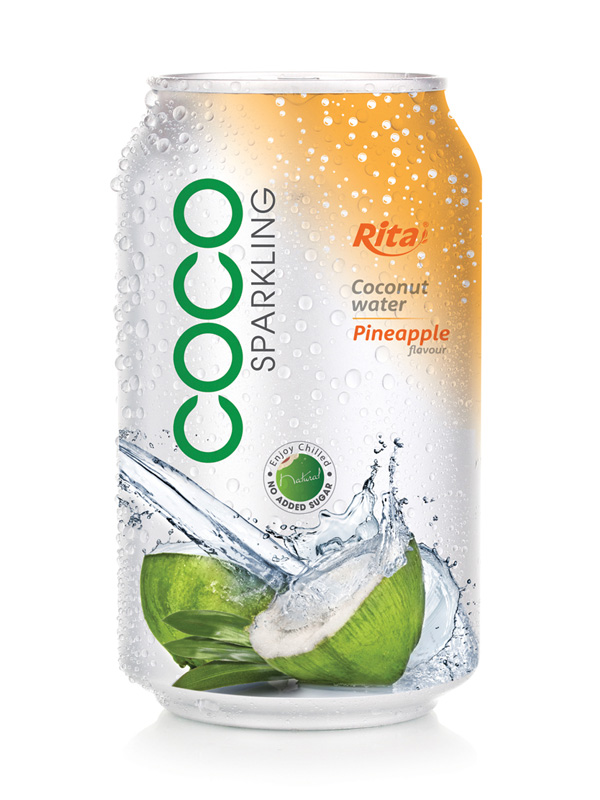 330ml Pinepple flavor with sparking coconut water 