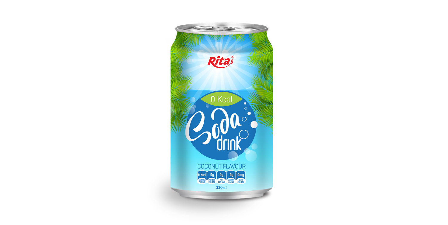 330ml Soda drink coconut Flavour