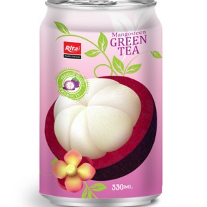 330ml canned Mangosteen Green Tea