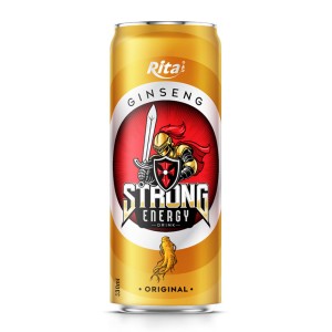 330ml canned Strong energy drink with ginseng original 