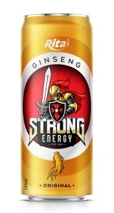 330ml canned Strong energy drink with ginseng original