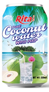 330ml slim coconut water with pulp
