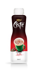 350ml PP bottle Latte Coffee drink