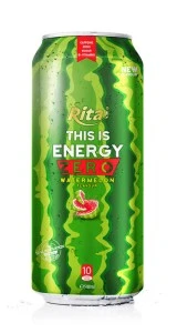 500ml Alu Can Watermelon Flavour Energy Drink