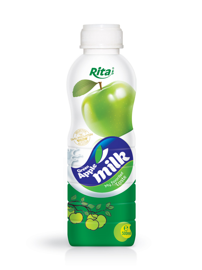 500ml Green Apple milk My favorited taste