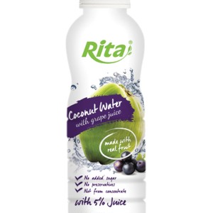 500ml PP bottle Coconut Water with Grape Juice