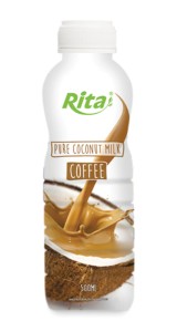 500ml PP bottle Pure Coconut Milk with Coffee