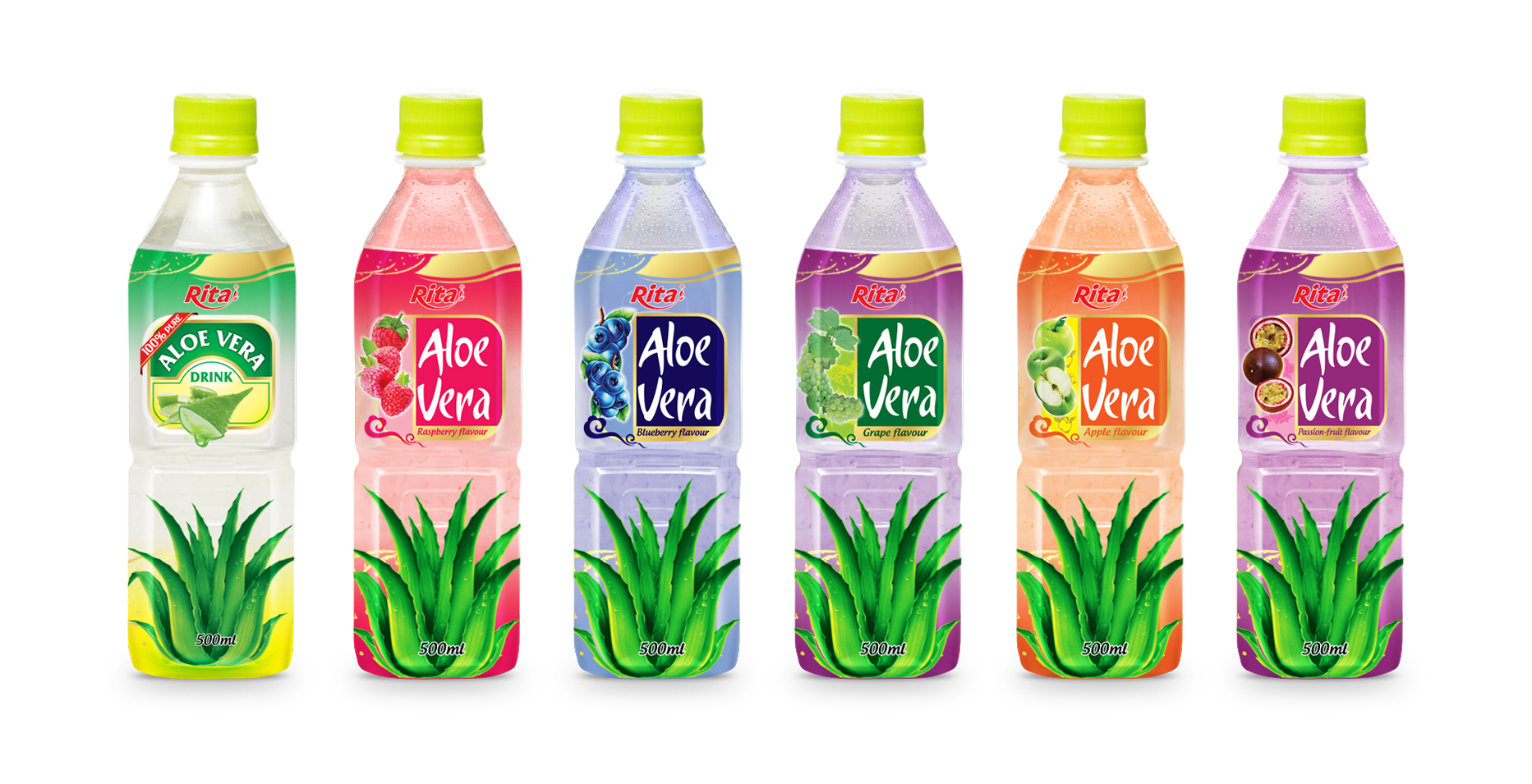 500ml Pet Bottle aloe vera juice with  fruit juice