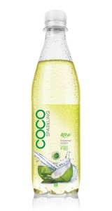 500ml Pet bottle Lemon  Minut Flavor Sparking Coconut water