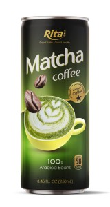 8.45 Fl oz Matcha Coffee drink 100 Vietnam arabica beans