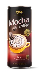 8.45 Fl oz Mocha Coffee drink 100 Vietnam arabica beans