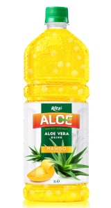 Aloe vera 1L with mango flavored drinks