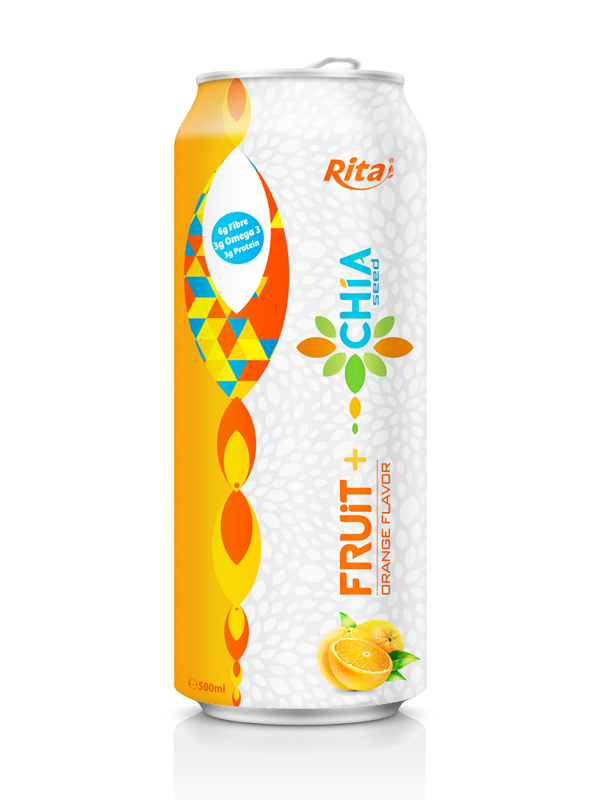 Aloe vera   chia with orange flavor 