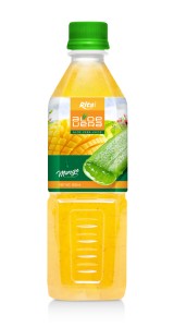 Aloe vera with mango flavor 500ml Pet Bottle 
