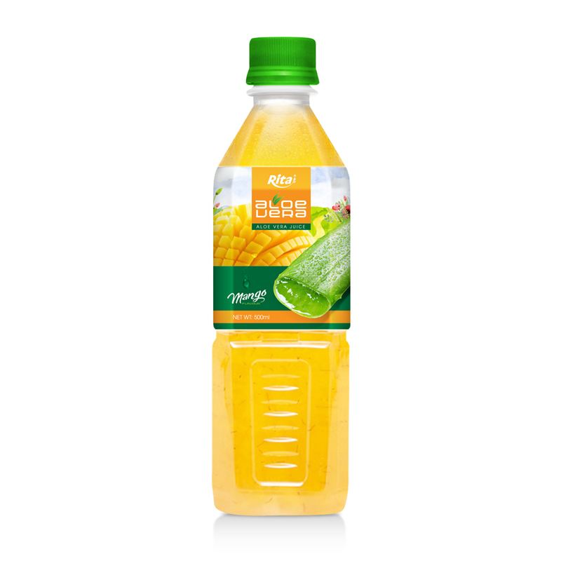 Aloe vera with mango juice 500ml Pet bottle 