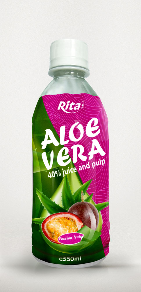 Aloe vera with passion  juice 350ml Pet bottle