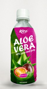 Aloe vera with passion  juice 350ml Pet bottle