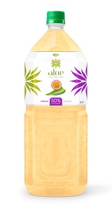 Aloe vera with passion fruit juice 2000ml Pet Bottle