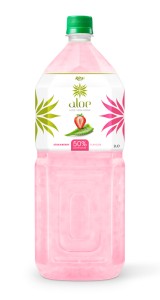 Aloe vera with strawberry juice 2000ml Pet Bottle