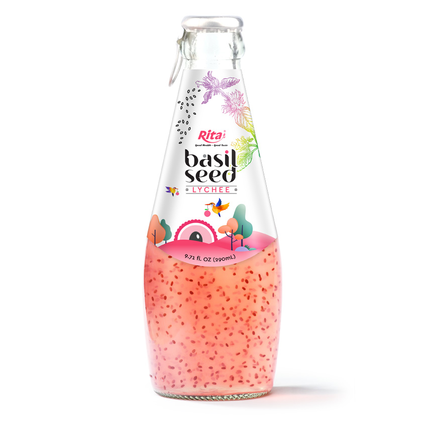 Basil seed 290ml Glass Bottle New 1
