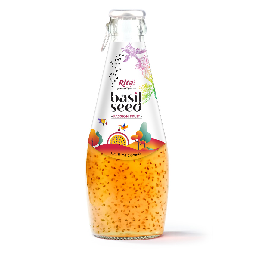 Basil seed 290ml Glass Bottle New 2