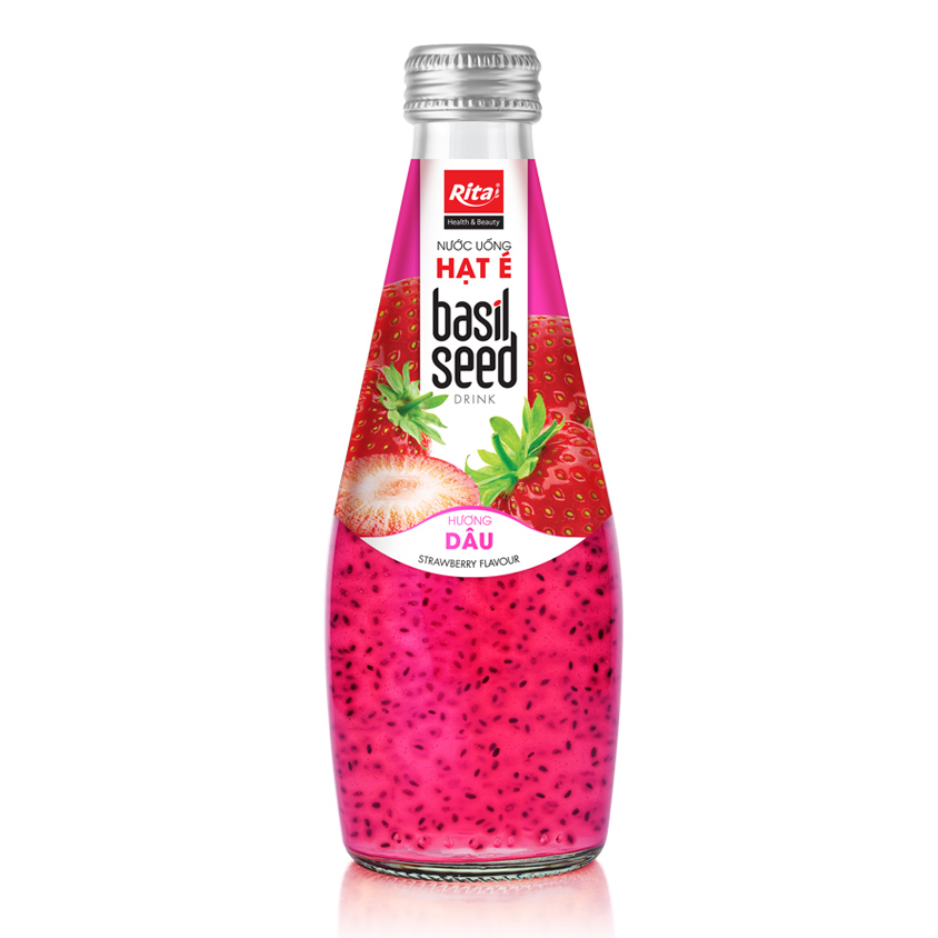 Basil seed 290ml strawberry