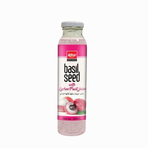 Basil seed Lychee
