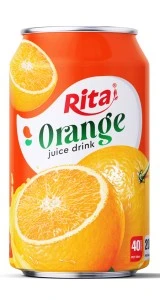 Wholesale Rita Best Buy Orange Juice Drink 330ml Short Can