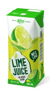 Best lime juice good taste 200ml paper box