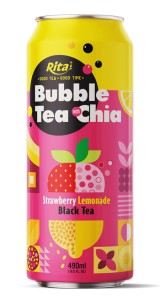 Wholesale Bubble Tea With Chia Strawberry And Lemonade Wholesale Bubble Tea With Chia Strawberry And Lemonade