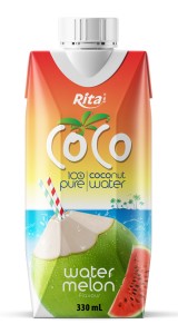 Supplier 100% Pure Coconut Water Watermelon Flavor Supplier 100% Pure Coconut Water Watermelon Flavor