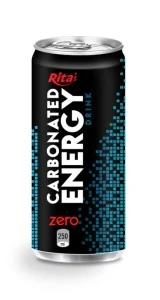 250ml Carbonated energy drink white label